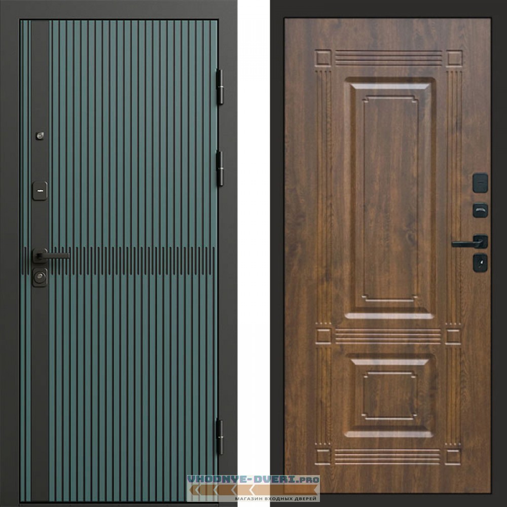 Termo Door ГРАУНД Velutto Verde Бетон Мадрид Дуб